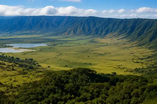 Ngorongoro Crater game drive in Tanzania