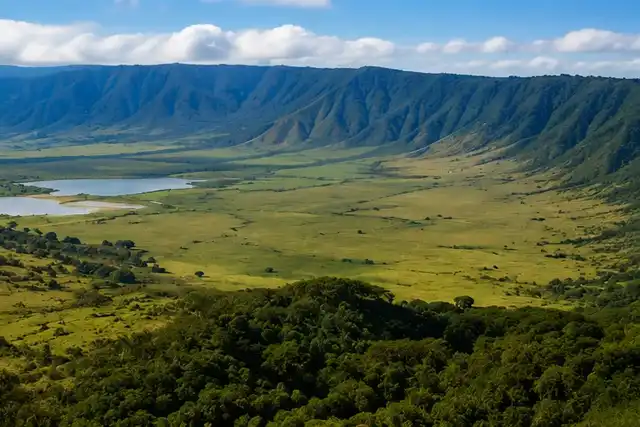 Ngorongoro Crater game drive in Tanzania