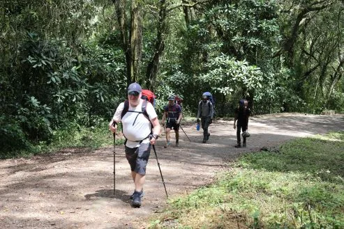 Mount Kilimanjaro Lemosho Route with scenic views of Kibo Peak